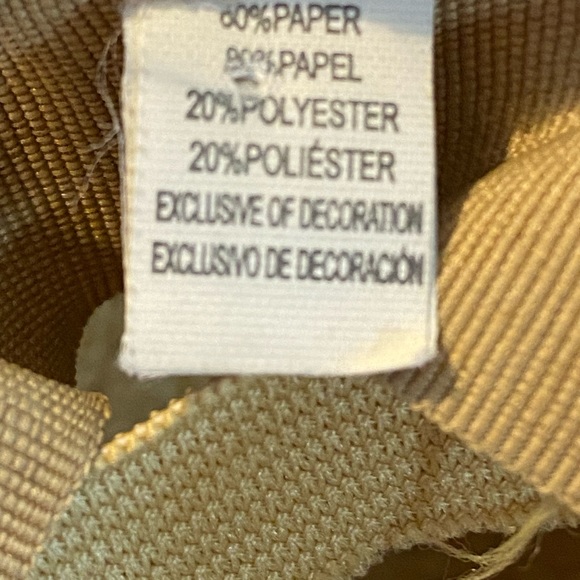 Woman's Half Brim Fashion Hat Retro Style Paper open back ponytail hair safe - Picture 4 of 4